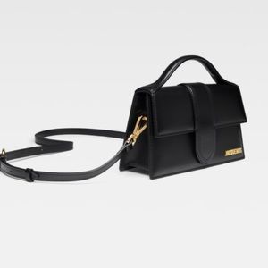 Jacquemus Le Grand Bambino crossbody flap bag in black